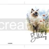 Printable Birman Cat Birthday Card | Instant Download