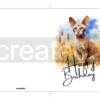 Printable Cornish Rex Birthday Card | Instant Download