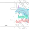 Printable Dolphin Birthday Card for Kids | Instant Download