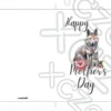 Printable Wolf Mother's Day Card | Instant Download #01