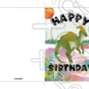 Printable Parasaurolophus Birthday Card for Kids | Instant Download
