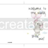 Printable Elephant New Baby Card | Instant Download