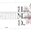 Printable Mother's Day Card Lily Bouquet | Instant Download