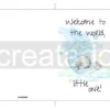 Printable Teddy Bear New Baby Card | Pastel Watercolor