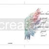 Printable Sympathy Card Great Grief Great Love