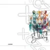 Watercolor Tiger Birthday Card Printable | Instant Download #04