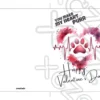 Printable Cat Paw Valentine's Day Card | Instant Download