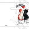 Printable Kissing Cats Valentine's Day Card | Instant Download #03