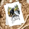 Printable Black Bear Birthday Card | Instant Download