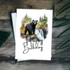 Printable Black Bear Birthday Card | Instant Download