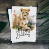 Printable Lioness Birthday Card | Instant Download #01