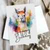 Printable Lama Birthday Card | Instant Download #02