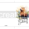 Printable Capybara Birthday Card | Instant Download