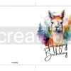 Printable Lama Birthday Card | Instant Download #02