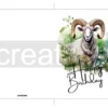 Printable Ram Birthday Card | Instant Download