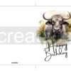 Printable Water Buffalo Birthday Card | Instant Download