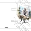 Printable Yeti Birthday Card | Instant Download